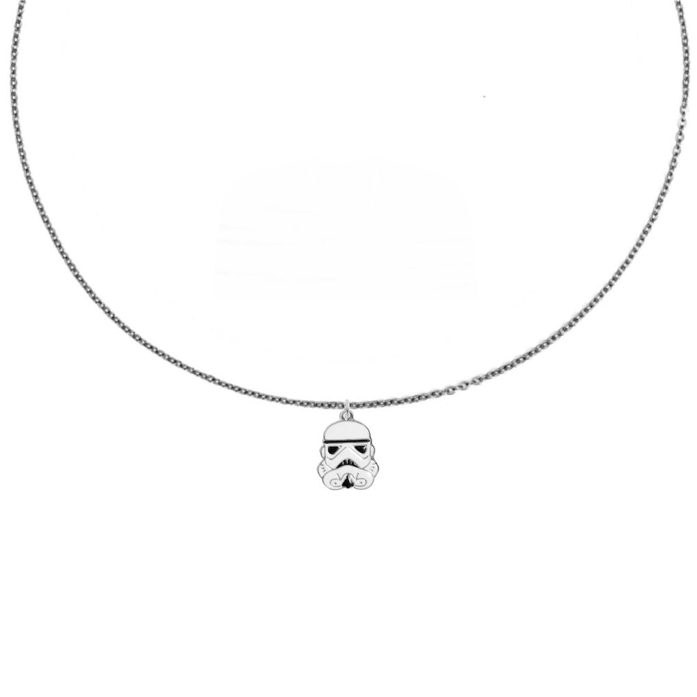 Star Wars "Stormtrooper" Silver Charm Necklace